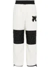 Palm Angels Monogram-appliqué Ski Bottoms In White