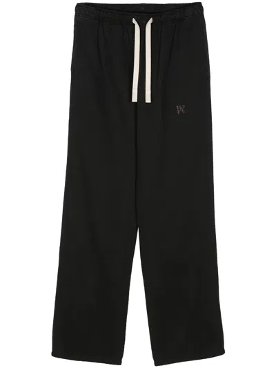 Palm Angels Men Trousers With Logo In Black