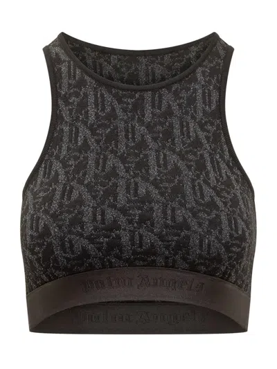 Palm Angels Monogram Bra Top