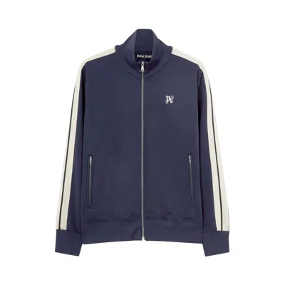 Pre-owned Palm Angels Monogram Classic Track Jacket 'navy Blue'
