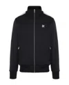 Palm Angels Onogram Track Jacket In Black