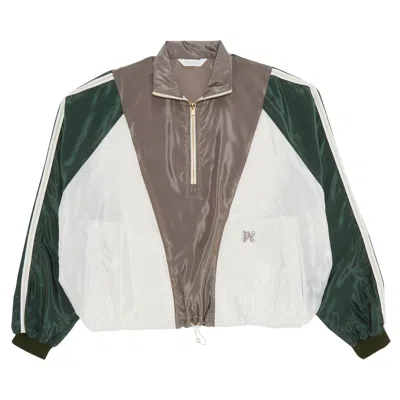 Pre-owned Palm Angels Monogram Colorblock Anorak 'lilac/multicolor' | Purple | Women's Size Xs