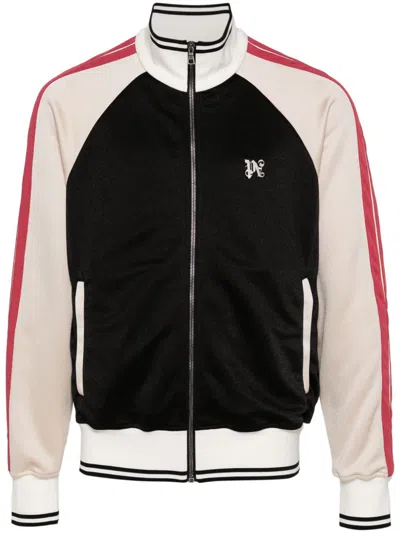 PALM ANGELS MONOGRAM COLOUR-BLOCK TRACK JACKET