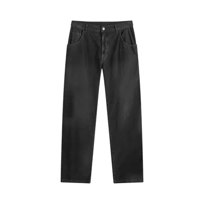 Pre-owned Palm Angels Monogram Corduroy Pants 'vintage Black' | Men's Size 50