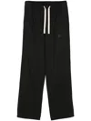 Palm Angels Men's Monogram Cotton Blend Trousers