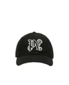 Palm Angels Monogram Embroidered Baseball Cap In Pattern