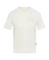 Palm Angels Logo-embroidered T-shirt In White