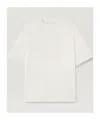 Palm Angels Monogram Embroidered Crewneck T-shirt In White