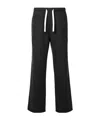 Palm Angels Black Pxp Washed Palm Chino Trousers In Black