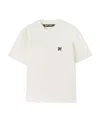 Palm Angels Monogram-embroidered Pack Of Three Crewneck T-shirt In White