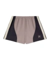 Palm Angels Colour-block Track Shorts In Nude