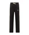 Palm Angels Monogram-embroidered Track Pants In Black