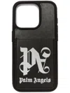 Palm Angels Monogram Iphone 15 Pro Max Case In Black