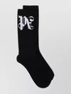 Palm Angels Monogram Jacquard Ankle-length Ribbed Socks
