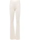 Palm Angels Monogram Jacquard Knit Trousers In Multi