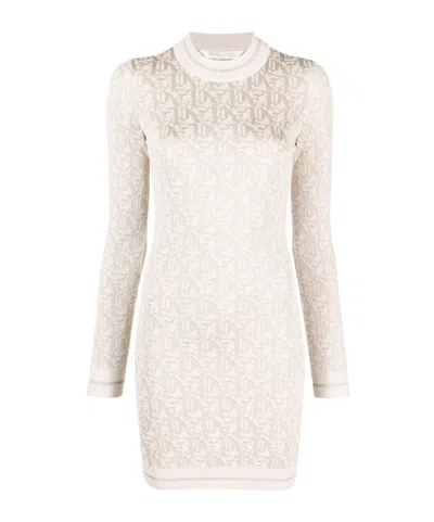 【関税＆送料込み】Palm Angels Monogram Jacquard Mini Dress Palm Angels Monogram-Jacquard-Mini-Dress | antonioli