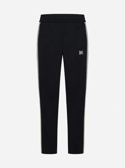 Palm Angels Classic Knit Track Pants In Black