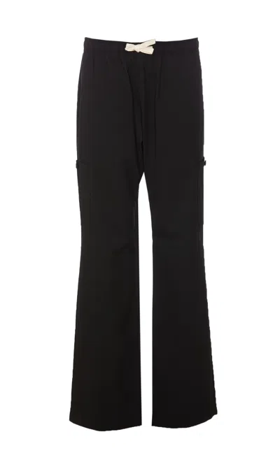 Palm Angels Monogram Logo Track Trousers In Black