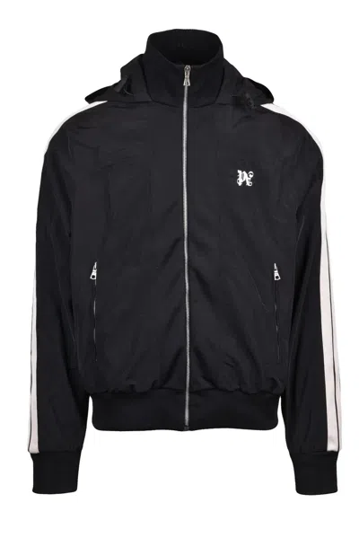 Palm Angels Monogram Nylon Coat - Black