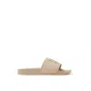 Palm Angels Monogram Pool Slides In Neutral