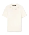 Palm Angels Monogram Printed Crewneck T-shirt In White