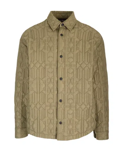 PALM ANGELS PALM ANGELS MONOGRAM LONG-SLEEVED SHIRT