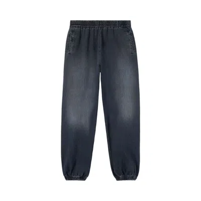 Pre-owned Palm Angels Monogram Series Washed Sweatpants 'black/black' | Men's Size L
