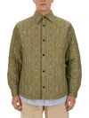 Palm Angels Monogram Quilted Nylon Overshirt