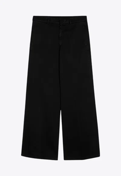 PALM ANGELS MONOGRAM STRAIGHT PANTS