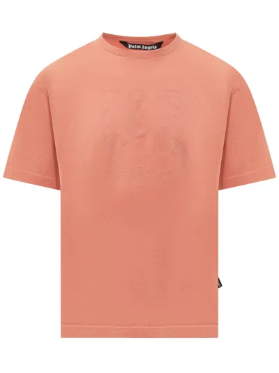 Palm Angels Monogram T-shirt In Pink