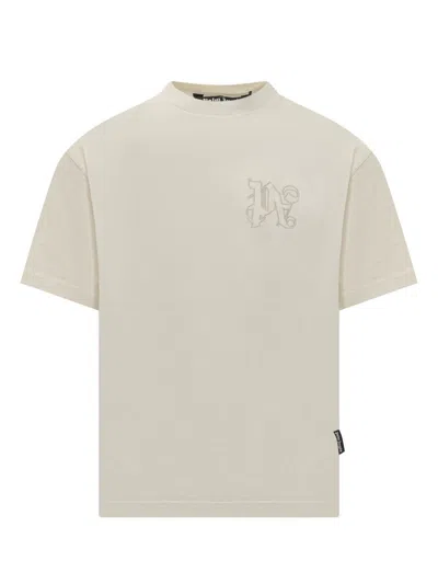 Palm Angels T-shirt In Neutrals