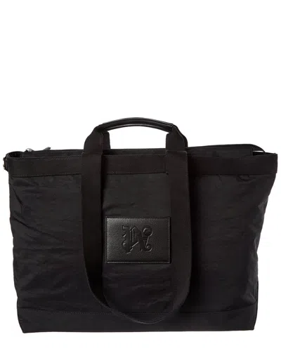 Palm Angels Monogram Tote In Black