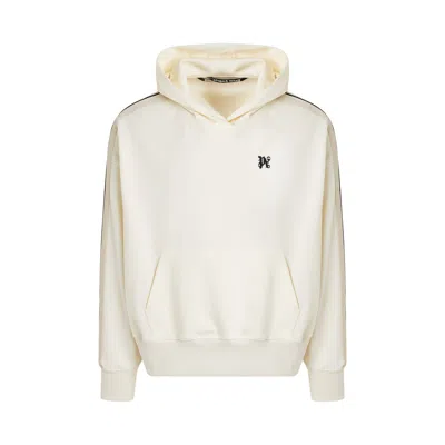 Palm Angels Monogram Track Hoodie In Neutral