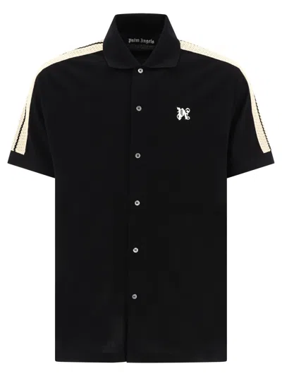 PALM ANGELS PALM ANGELS "MONOGRAM TRACK" POLO SHIRT