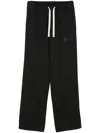 Palm Angels Men's Monogram Cotton Blend Trousers