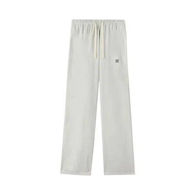 Pre-owned Palm Angels Monogram Travel Pants 'light Grey' | Men's Size 48 In Gray