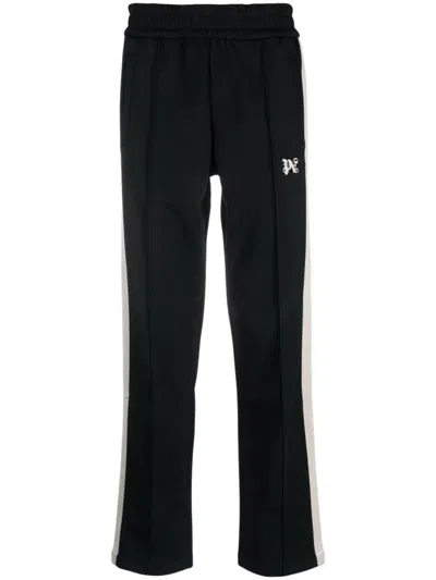 Palm Angels Monogram Track Trousers In Black