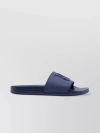 PALM ANGELS MONOGRAMMED OPEN TOE SLIDES WITH NON-SLIP SOLE