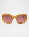 Palm Angels Moon Acetate Sunglasses In Multi