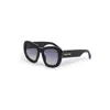 Palm Angels Moon Grey Gradient Butterfly Ladies Sunglasses Peri106 1008 54 In Black