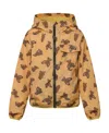 Palm Angels Motif-print Zip-fastening Jacket In Nude