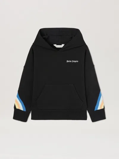 Palm Angels Kids' Multicolor Band Track Hoodie