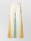 PALM ANGELS MULTICOLOR COTTON BLEND TRACK PANTS