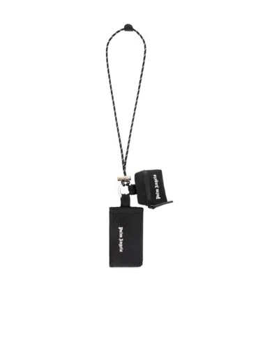 Palm Angels Multifunctions Logo-print Pouches In Black