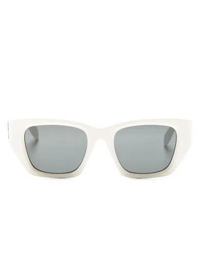 Palm Angels Murray Square-frame Sunglasses In White