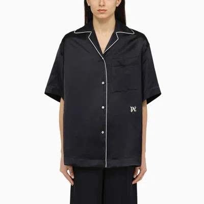 Palm Angels Short-sleeved Pajama In 蓝色的