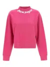 Palm Angels Neck Logo Sweater In Multicolour