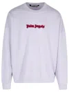 Palm Angels Neon Logo Sweatshirt In Multicolor