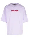 Palm Angels Neon Logo Oversize T-shirt In Multicolor