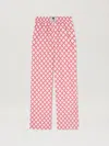 Palm Angels Printed Pant In Pink